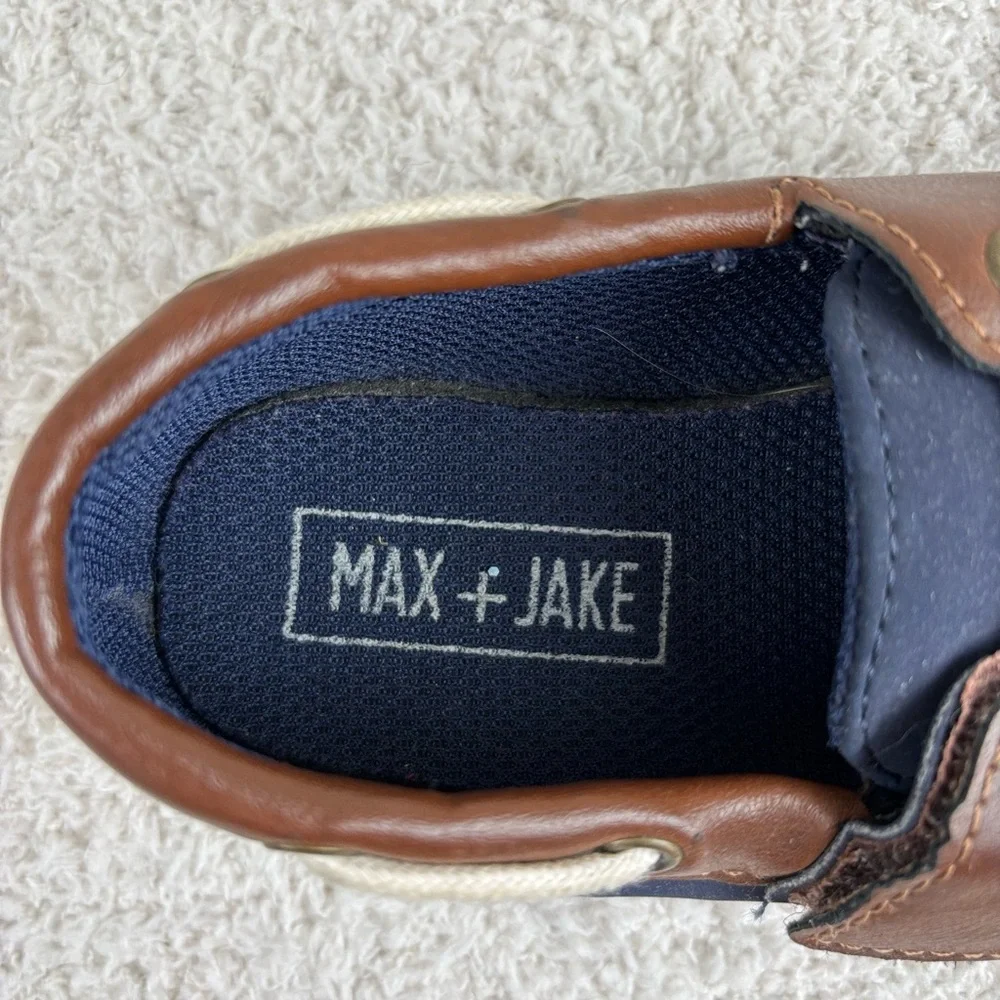 Max + Jake Shoes Boys Toddler 9 Blue Slip On Loafers‎